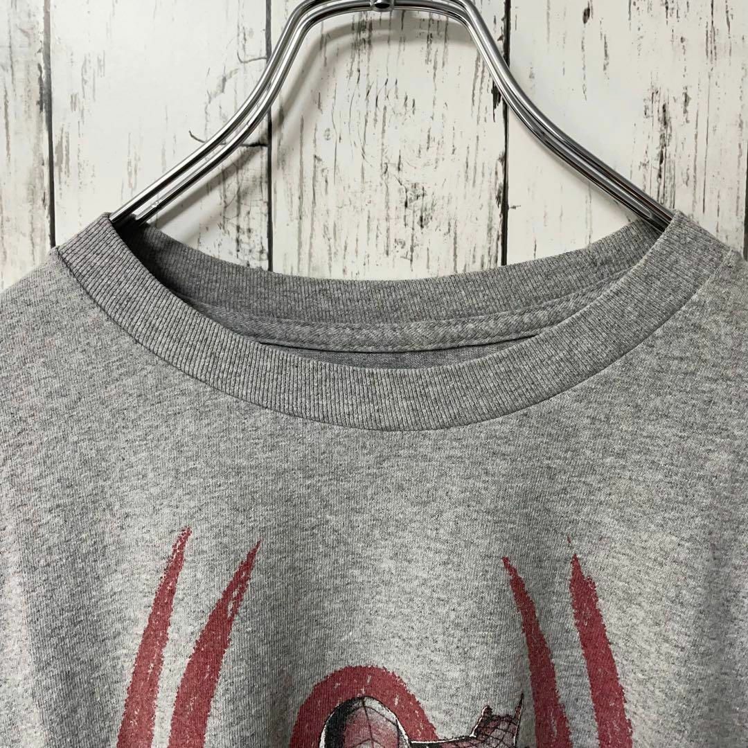 MARVEL(マーベル)のMARVEL USA古着 スパイダーマンビッグプリントTシャツ L グレーメンズ メンズのトップス(Tシャツ/カットソー(半袖/袖なし))の商品写真