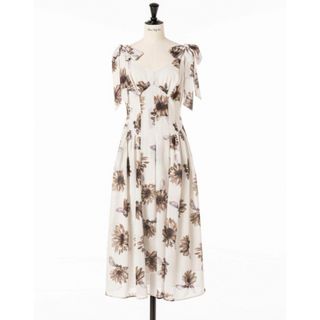 ハーリップトゥ(Her lip to)の新品 Herlipto Sunflower-Printed Midi Dress(その他)