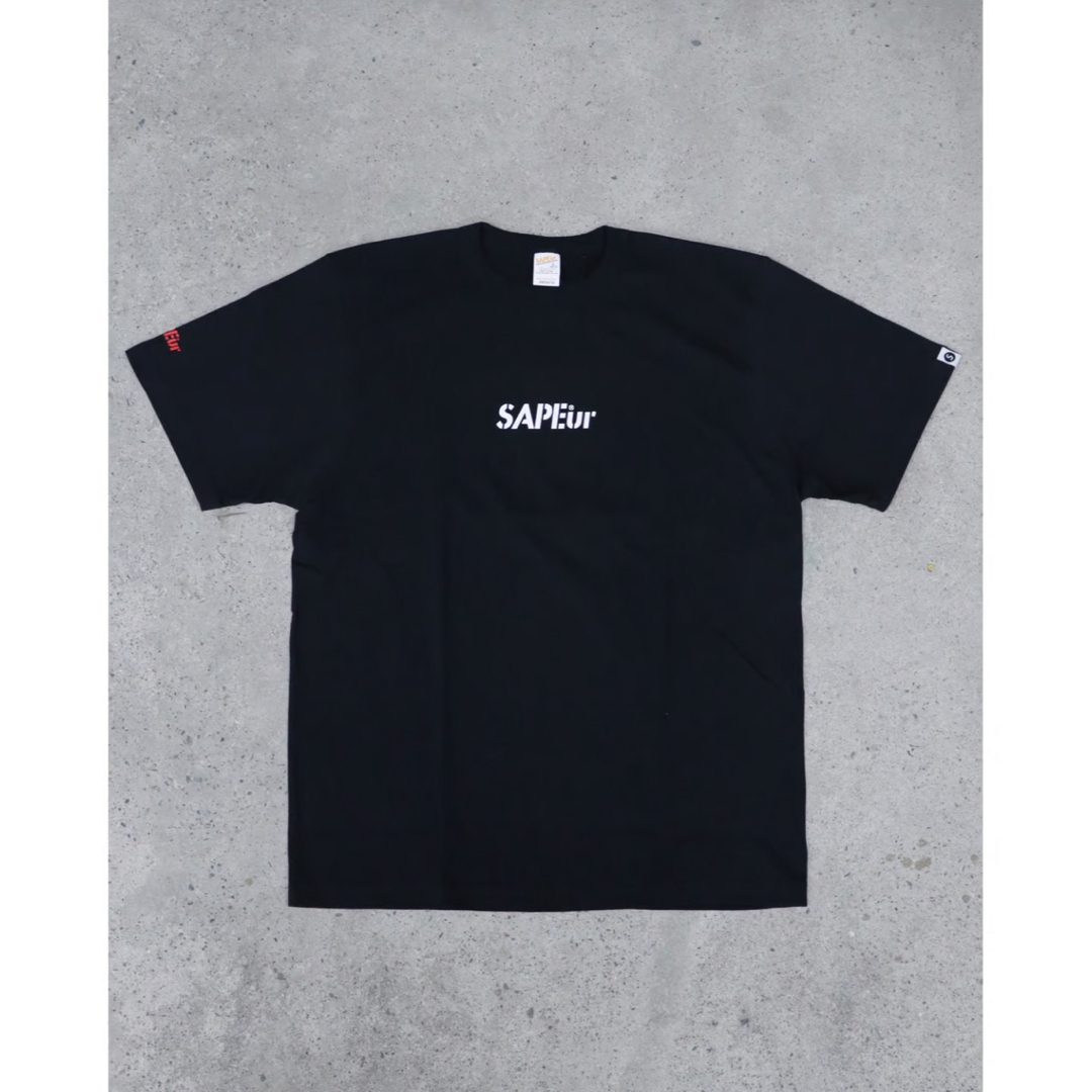 M SAPEur Tシャツ ロッドマン TEE サプール ブラック BLACKの M SAPEur Tシャツ ロッドマン TEE サプール ブラック BLACKの