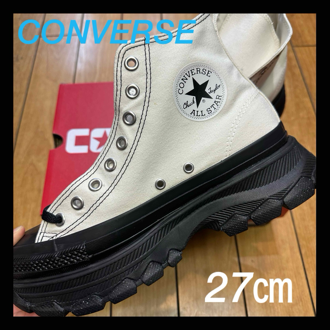 ALL STAR（CONVERSE）(オールスター)の✨新品・限定✨コンバース　オールスター　R トレックウェーブ　ホワイト　厚底 メンズの靴/シューズ(スニーカー)の商品写真