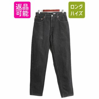 リーバイス(Levi's)の00s リーバイス 560 ルーズ フィット テーパード ブラック デニム パンツ メンズ 32 34 古着 00年代 オールド Levis ジーンズ ジーパン 黒(デニム/ジーンズ)