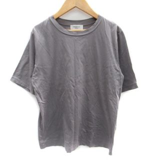 オペークドットクリップ(OPAQUE.CLIP)のオペークドットクリップ Tシャツ カットソー 五分袖 ラウンドネック M グレー(その他)