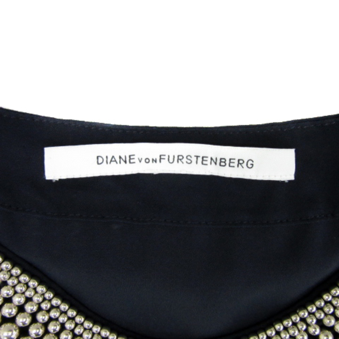 DIANE von FURSTENBERG(ダイアンフォンファステンバーグ)のダイアンフォンファステンバーグ カットソー 半袖 ドルマンスリーブ P 紺 レディースのトップス(カットソー(半袖/袖なし))の商品写真