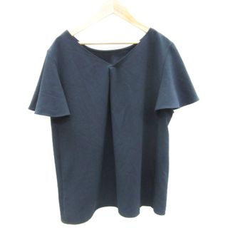 ロペピクニック(Rope' Picnic)のロペピクニック ROPE Picnic ブラウス カットソー 半袖 40 紺(シャツ/ブラウス(半袖/袖なし))