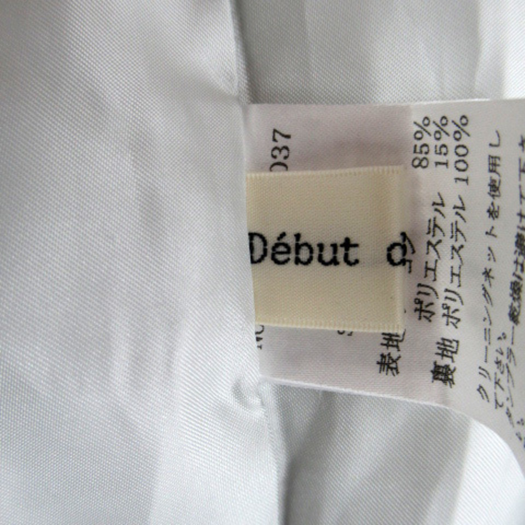 Debut de Fiore(デビュードフィオレ)のデビュー ド フィオレ フレアスカート ミモレ丈 総柄 36 ライトグリーン レディースのスカート(ひざ丈スカート)の商品写真