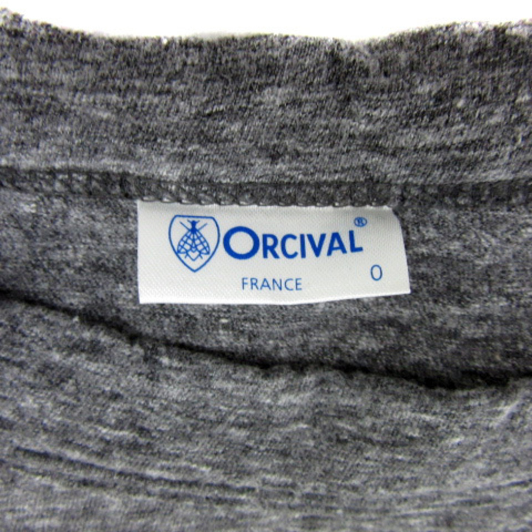 ORCIVAL(オーシバル)のオーチバル オーシバル Tシャツ カットソー 半袖 無地 0 グレー レディースのトップス(Tシャツ(半袖/袖なし))の商品写真