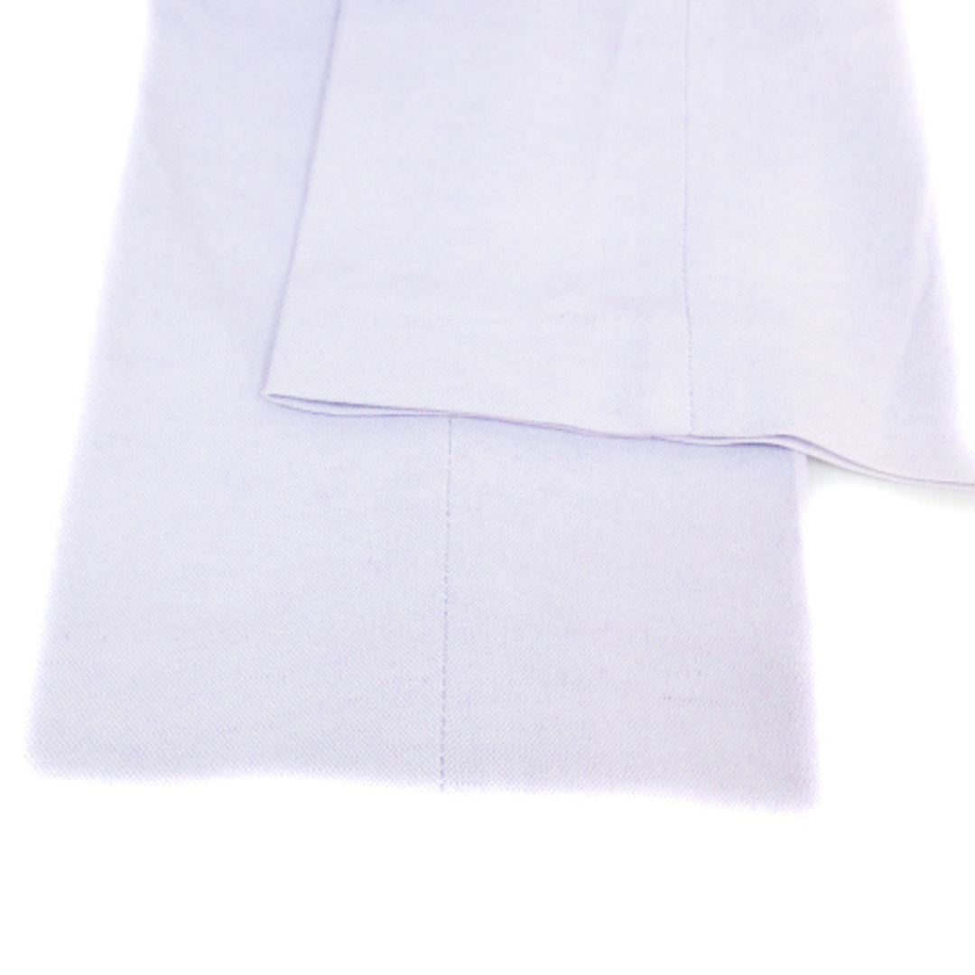 ドゥクラッセ スラックスパンツ テーパードパンツ ロング丈 9 紫 パープル レディースのパンツ(その他)の商品写真