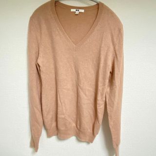 ユニクロ(UNIQLO)のユニクロ カシミヤＶネックセーター(ニット/セーター)