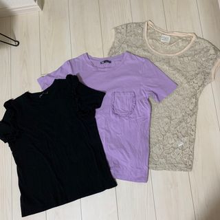 ザラ(ZARA)の値下げ♡ZARA♡Tシャツセット♡M(Tシャツ(半袖/袖なし))