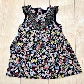 ビジューアンドビー(BIJOUX&BEE)の新品 Bijoux&Bee 花柄 ワンピース 70 80(ワンピース)