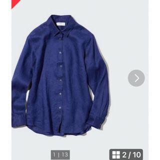 ユニクロ(UNIQLO)のプレミアムリネンシャツ(シャツ/ブラウス(長袖/七分))