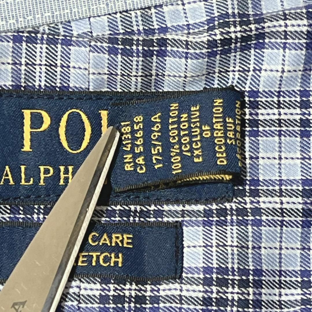 POLO RALPH LAUREN(ポロラルフローレン)の春夏 ポロラルフローレン 長袖シャツ ストレッチ ポニー刺繍 a56 メンズのトップス(シャツ)の商品写真