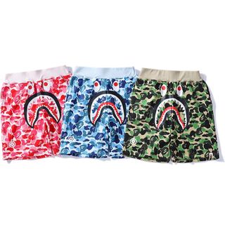 A BATHING APE - A BATHING APE ハーフパンツ　シャーク　MからXL選べます‼️最安値