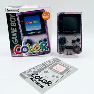 日本限定モデル】 ゲームボーイカラー メダロット2ソフト付き クリア 日本限定モデル】 ゲームボーイカラー メダロット2ソフト付き クリア