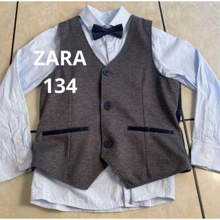 ザラ(ZARA)のZARA ザラ　ベスト　シャツ　蝶ネクタイ　3点セット(ドレス/フォーマル)