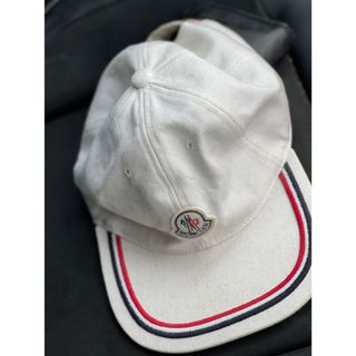 モンクレール　キャップ MONCLER 白　メンズ