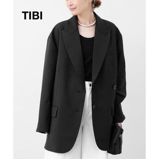 新品☆TIBI ティビTROPICAL WOOLLIAM ブレザー  