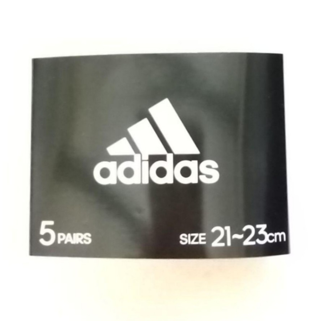 adidas(アディダス)のアディダス  ソックス 靴下 くつ下  5足   【A】21 22 23m キッズ/ベビー/マタニティのこども用ファッション小物(靴下/タイツ)の商品写真