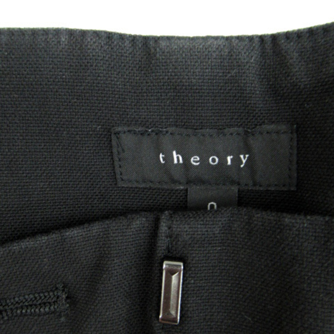 theory(セオリー)のセオリー theory テーパードパンツ アンクル丈 0 黒 ブラック レディースのパンツ(その他)の商品写真