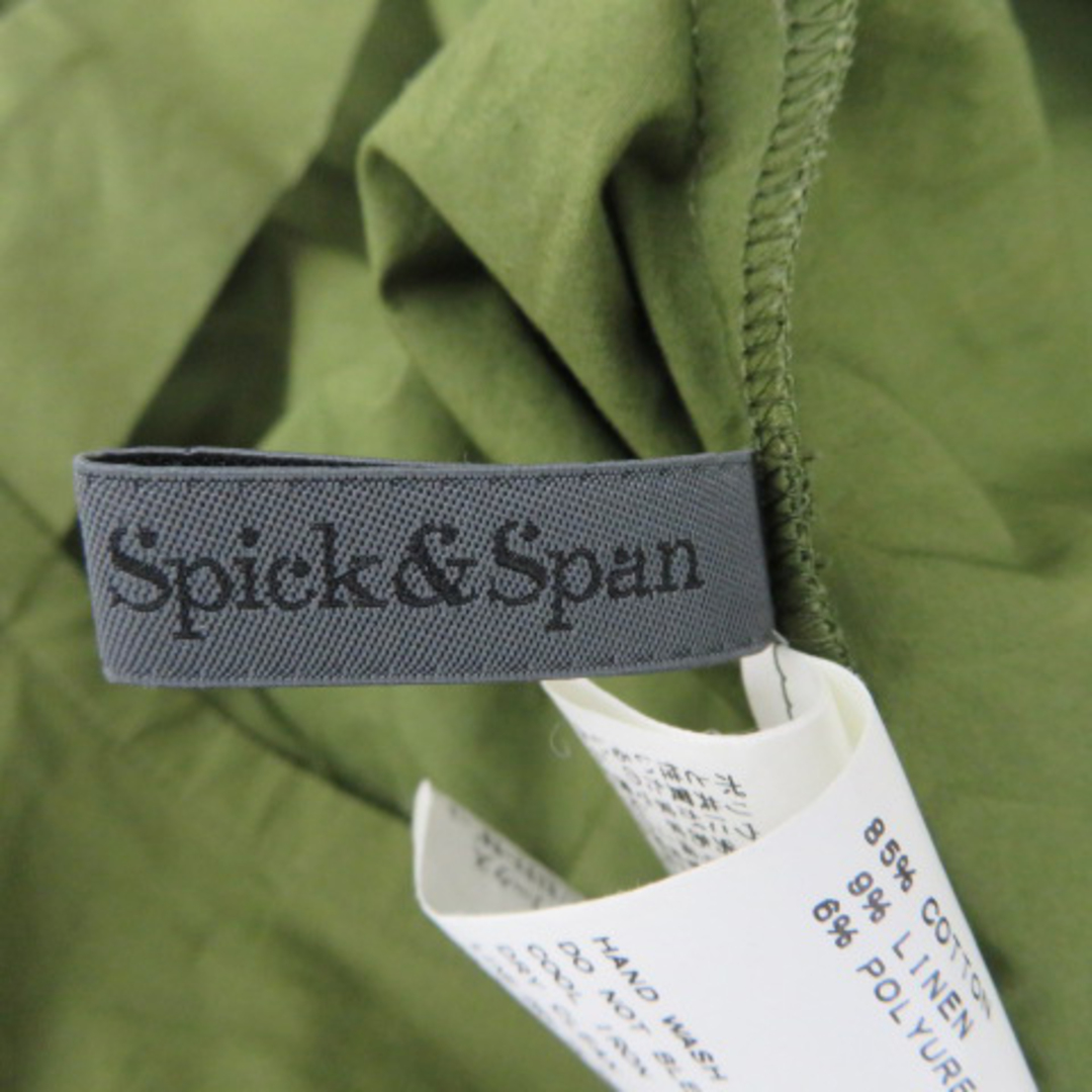 Spick & Span(スピックアンドスパン)のスピック&スパン カットソー 七分袖 オフショルダー 無地 カーキ ■MO レディースのトップス(その他)の商品写真