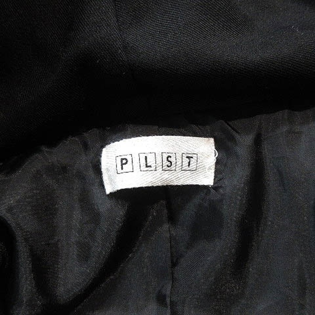 PLST(プラステ)のプラステ ダウンコート フーディー キルト ダブルジップ 黒 ブラック S レディースのジャケット/アウター(ダウンコート)の商品写真