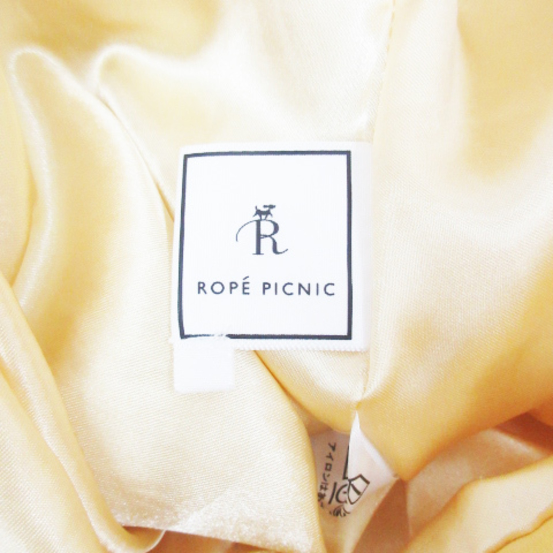 Rope' Picnic(ロペピクニック)のロペピクニック フレアスカート ミモレ丈 無地 36 黄色 イエロー /FF50 レディースのスカート(ひざ丈スカート)の商品写真
