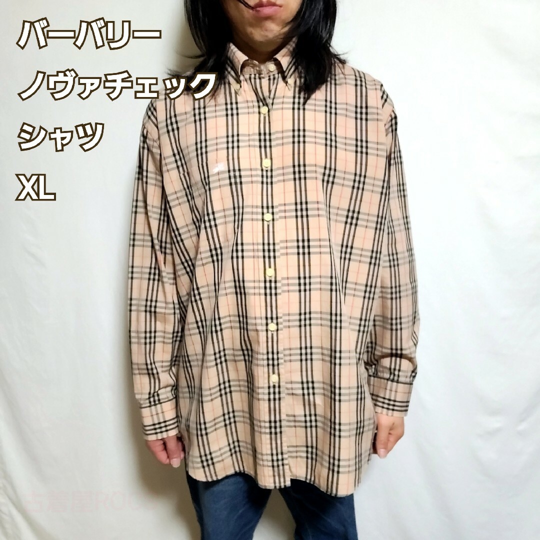 BURBERRY(バーバリー)の[美品!]バーバリー BURBERRY ノヴァチェック シャツ[XL]総柄 メンズのトップス(シャツ)の商品写真