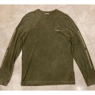 モンクレール(MONCLER)のサイズS】モンクレール　MONCLER ロングTシャツ　ロンT 長袖 カーキ(Tシャツ/カットソー(七分/長袖))