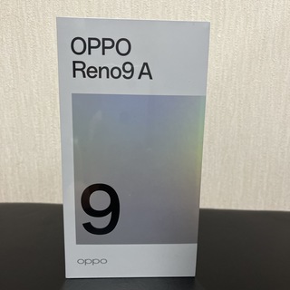 オッポ(OPPO)の【新品未開封】OPPO Reno9 A ムーンホワイト SIMフリー(スマートフォン本体)