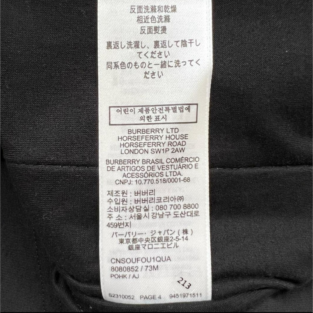 BURBERRY(バーバリー)の【新品未使用タグ付き】バーバリー　サイドチェックTシャツ　半袖 メンズのトップス(Tシャツ/カットソー(半袖/袖なし))の商品写真