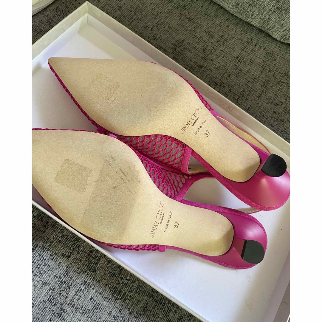 JIMMY CHOO(ジミーチュウ)の【新品】Jimmy Choo スリングバックサンダル Amita 45 レディースの靴/シューズ(ハイヒール/パンプス)の商品写真