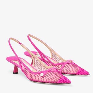 ジミーチュウ(JIMMY CHOO)の【新品】Jimmy Choo スリングバックサンダル Amita 45(ハイヒール/パンプス)