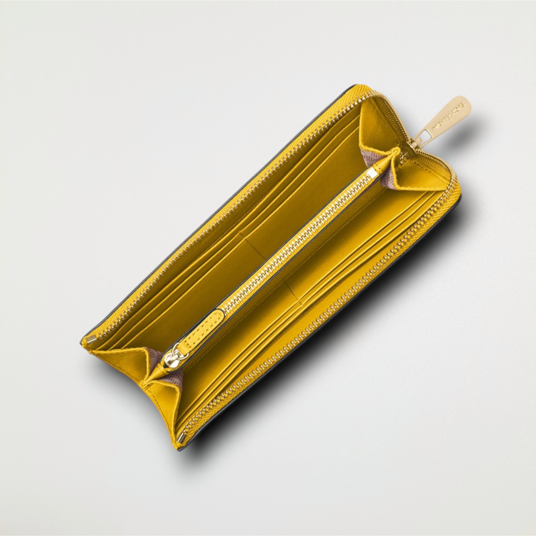 Michael Kors(マイケルコース)のマイケルコース 長財布 MICHEAL KORS 黄色 金運 レディースのファッション小物(財布)の商品写真