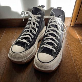 コンバース(CONVERSE)のconverse trekwave 100 ハイカット　黒(スニーカー)