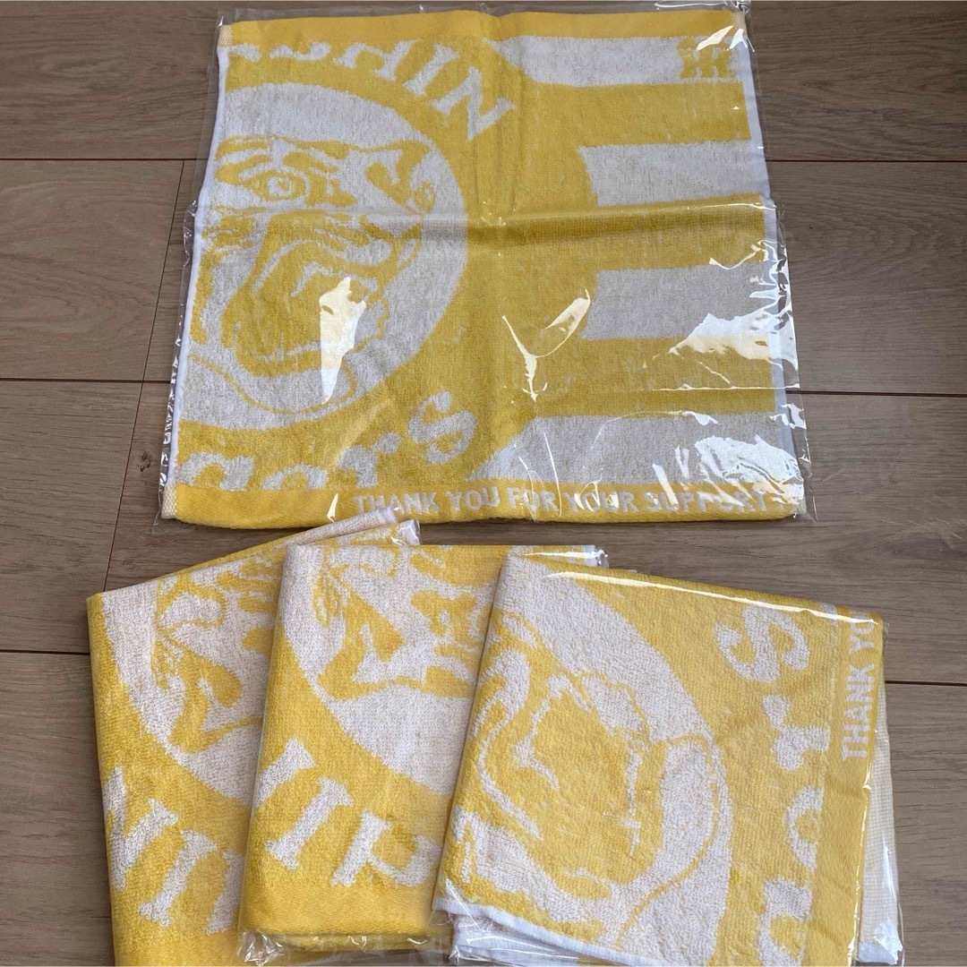 阪神タイガース　ハンドタオル　4枚　未使用 エンタメ/ホビーのアニメグッズ(タオル)の商品写真