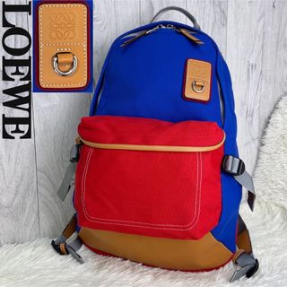 LOEWE - 希少♡A4可♡極美品♡LOEWE ロエべ アナグラム マルチカラー リュック