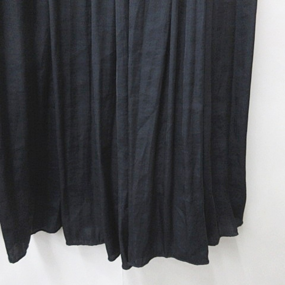 anyFAM(エニィファム)のエニィファム anyFam スカート プリーツスカート ロング 後ゴム 紺 3 レディースのスカート(ロングスカート)の商品写真