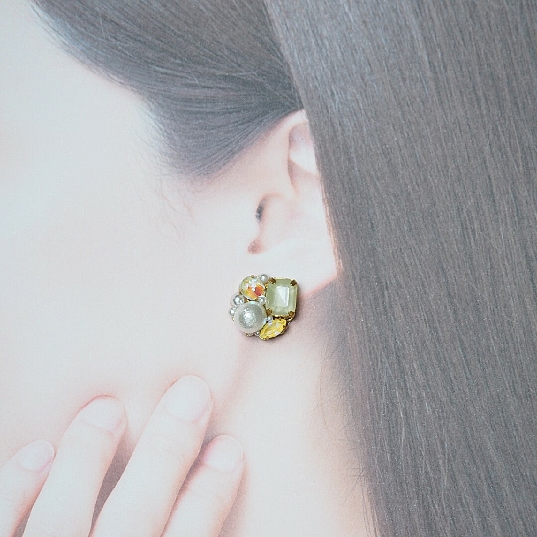 先着1名様限定》yellow pearl bijouピアス レディースのアクセサリー(ピアス)の商品写真