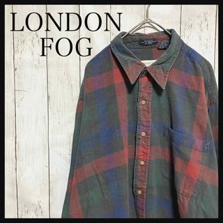 ロンドンフォグ(LONDONFOG)のロンドンフォグ 長袖フランネルチェックシャツ90s Z1166(シャツ)