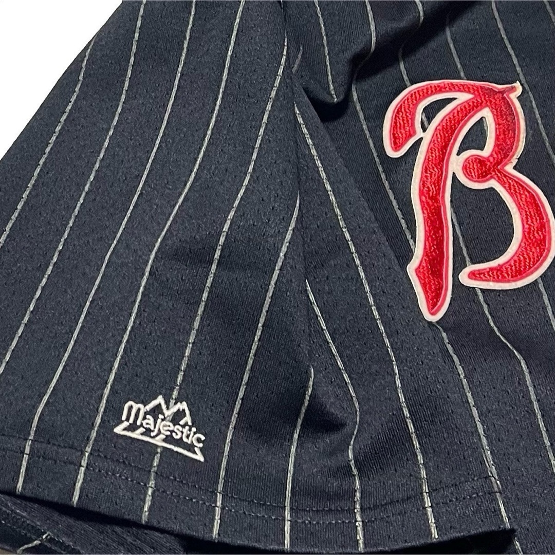 Majestic(マジェスティック)の90s USA製 majestic MLB Braves ベースボールシャツ　 メンズのトップス(シャツ)の商品写真