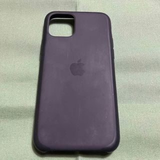 アップル(Apple)のIphone11pro  apple純正 スマホケース　黒 シリコン(iPhoneケース)