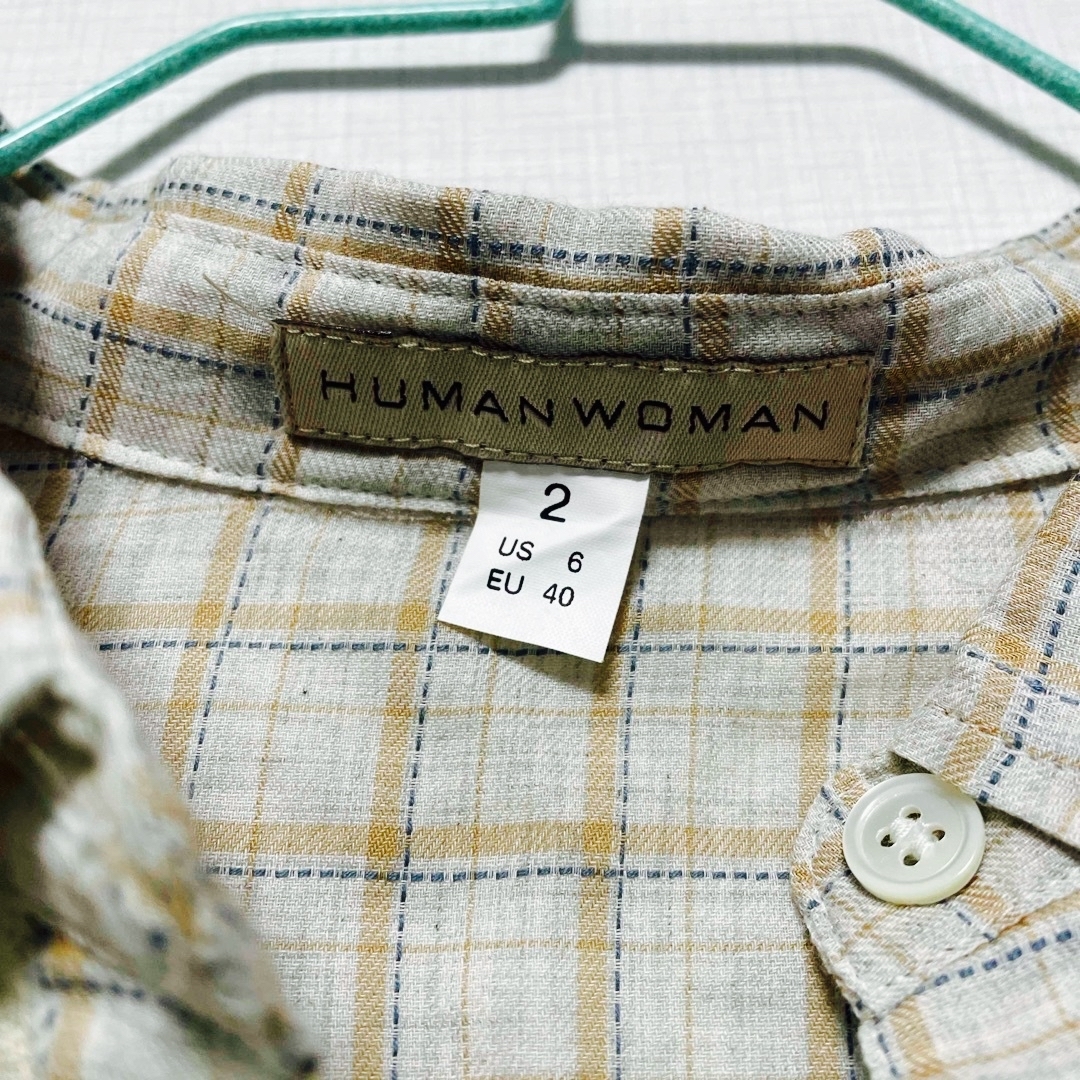 HUMAN WOMAN(ヒューマンウーマン)の長袖チュニック レディースのトップス(Tシャツ(長袖/七分))の商品写真