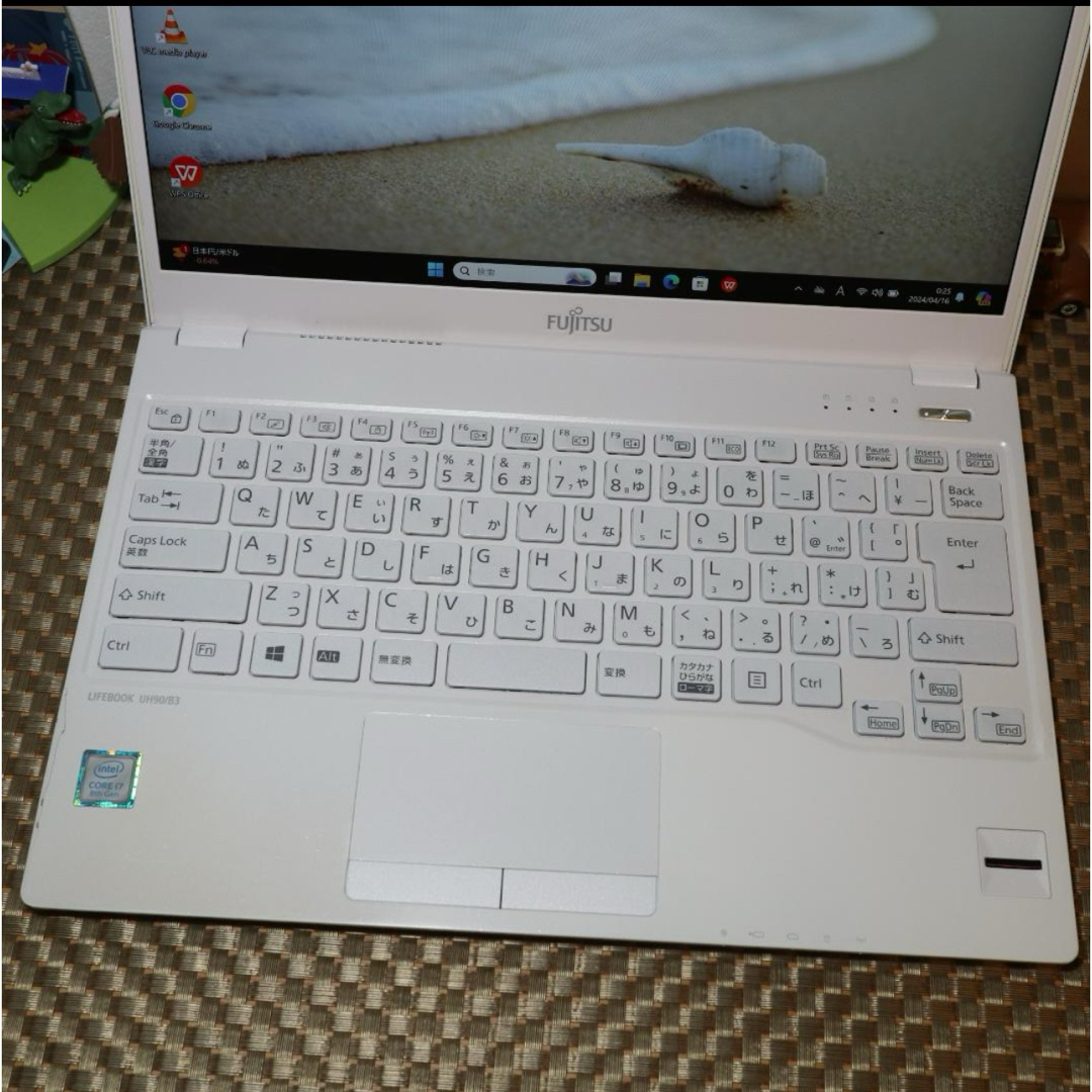 富士通(フジツウ)のタッチWin11高性能8世代Corei7/メ8/SSD/無線/カメラ/TypeC スマホ/家電/カメラのPC/タブレット(ノートPC)の商品写真