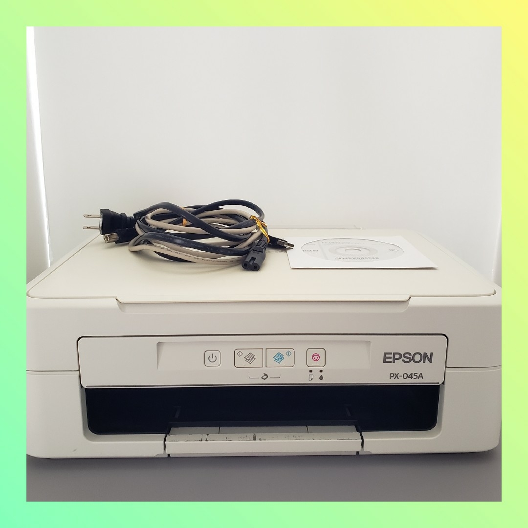 EPSON(エプソン)のEPSON♡カラリオプリンター 複合機 PX-045A インクジェット ジャンク スマホ/家電/カメラのPC/タブレット(PC周辺機器)の商品写真