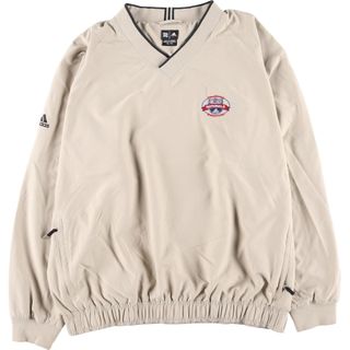 アディダス(adidas)の古着 00年代 アディダス adidas CLIMASHELL Vネック ウォームアッププルオーバー メンズXL /eaa438262(ナイロンジャケット)