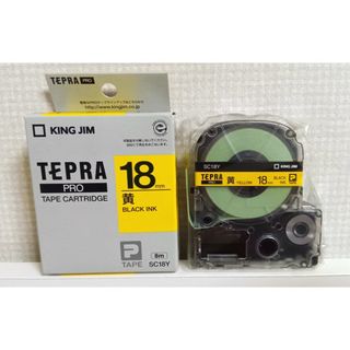 キングジム - TEPRA PRO テプラ テープ カラーテープ 18mm