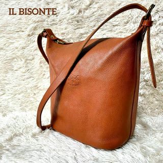 IL BISONTE - 【イルビゾンテ/極美品】ショルダーバッグ【バケツ/エンボスロゴ/クロスボディ】