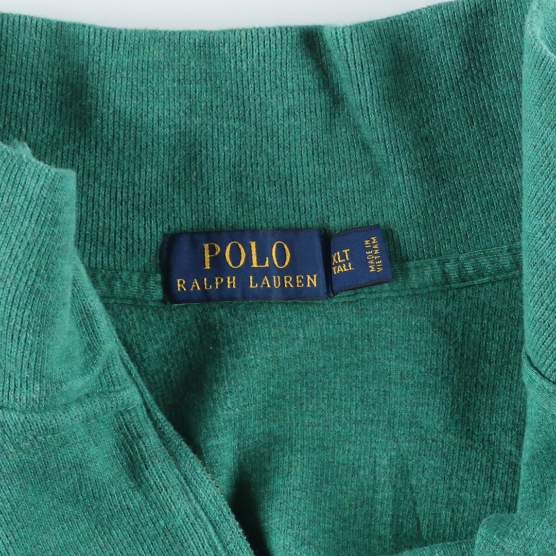 Ralph Lauren(ラルフローレン)の古着 ラルフローレン Ralph Lauren POLO RALPH LAUREN ハーフジップスウェットシャツ トレーナー メンズXL /eaa427265 メンズのトップス(スウェット)の商品写真