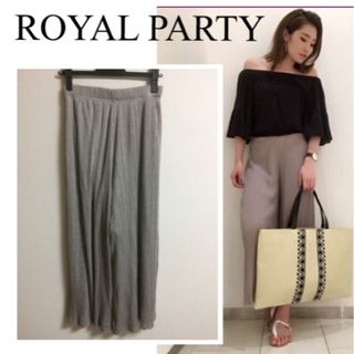 ROYAL PARTY - PARTY PARTY  カットプリーツスカーチョ