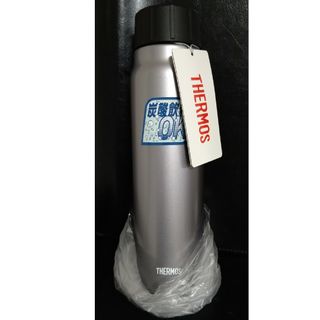 サーモス(THERMOS)の即決OK！新品未使用　サーモス炭酸飲料ボトル　0.5L　シルバー 箱無し！(弁当用品)